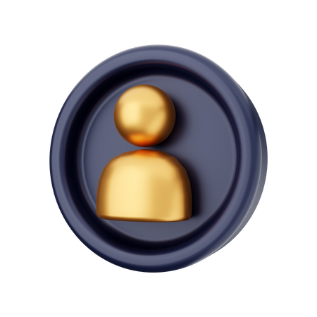 Free User Account  3D Icon