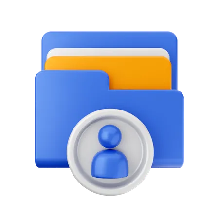 Free User File  3D Icon