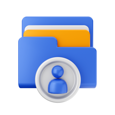 Free User File  3D Icon