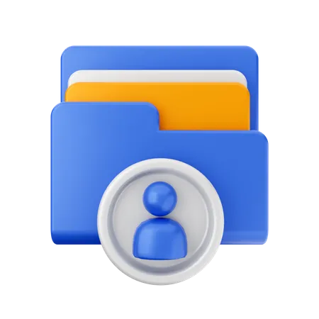 Free User File  3D Icon