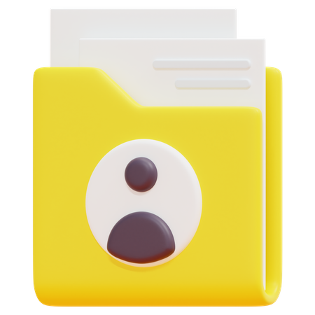 Free User Folder  3D Icon