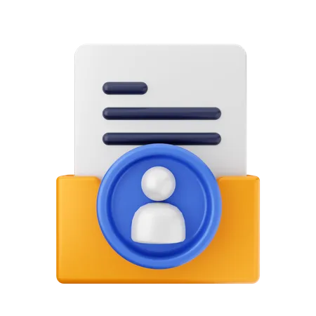 Free User Folder  3D Icon