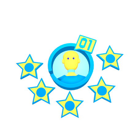 Free User Rating  3D Icon