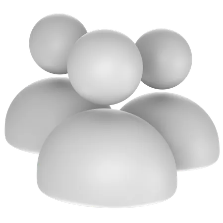 Free Users  3D Icon