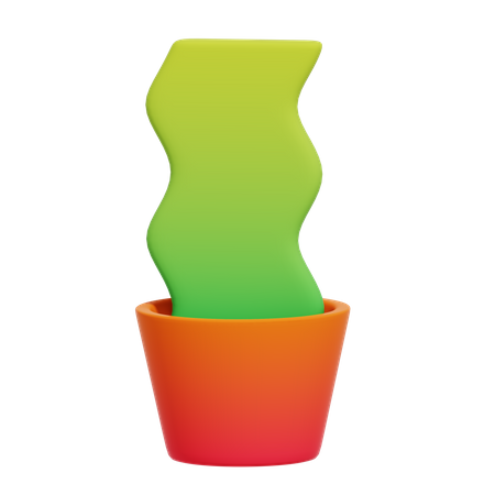 Free Vaso de planta  3D Illustration