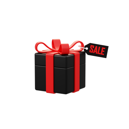 Free Caja de regalo de venta  3D Icon