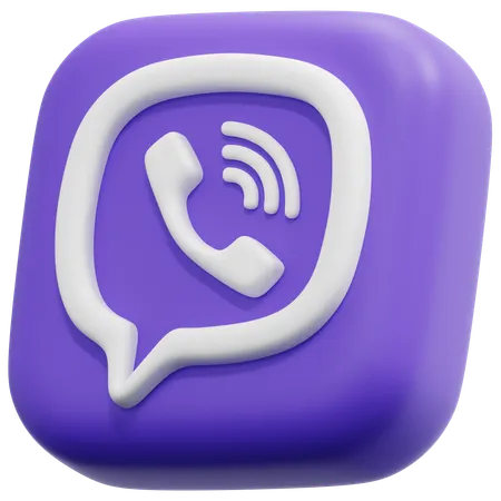 Free Viber  3D Icon