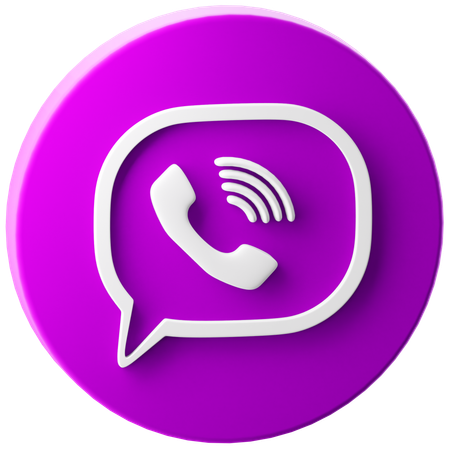 Free Viber  3D Icon