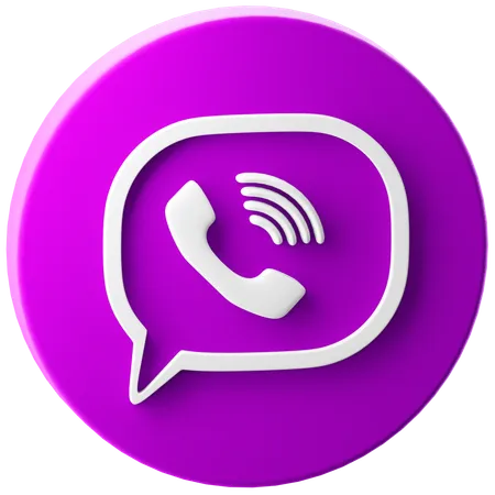 Free Viber  3D Icon