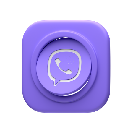 Free Viber  3D Icon