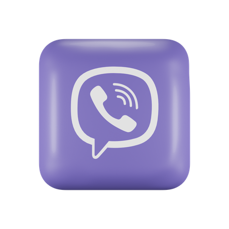 Free Viber  3D Icon