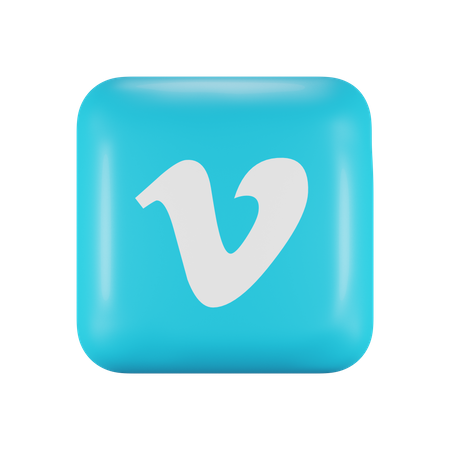 Free Vimeo  3D Logo