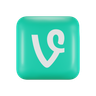 free 3d vine logo 