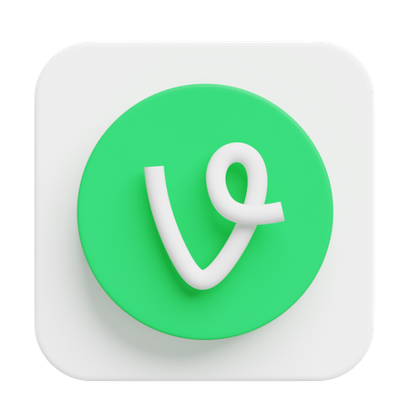 Free Vine  3D Logo