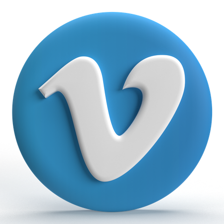 Free Vine Logo  3D Icon