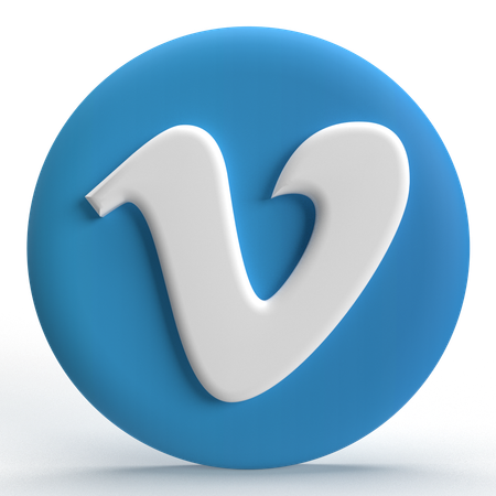 Free Vine Logo  3D Icon