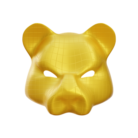 Free Vip Tiger Mask  3D Illustration