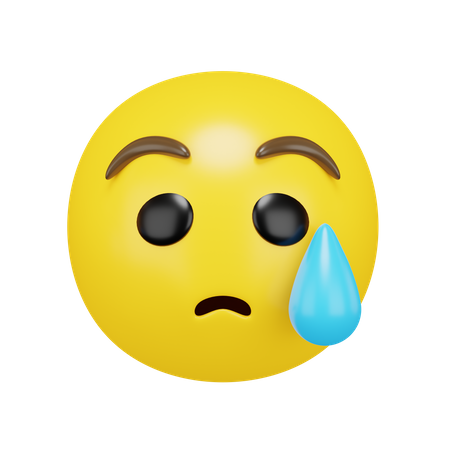 Free Visage triste  3D Icon