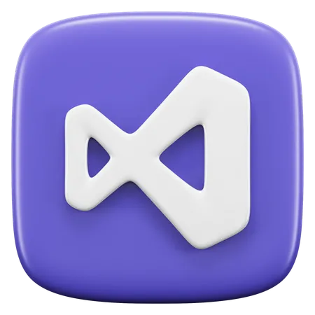 Free Visual Studio  3D Icon