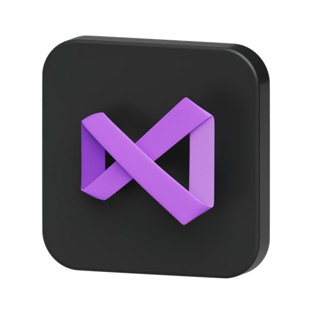 Free Visual Studio Logo  3D Logo