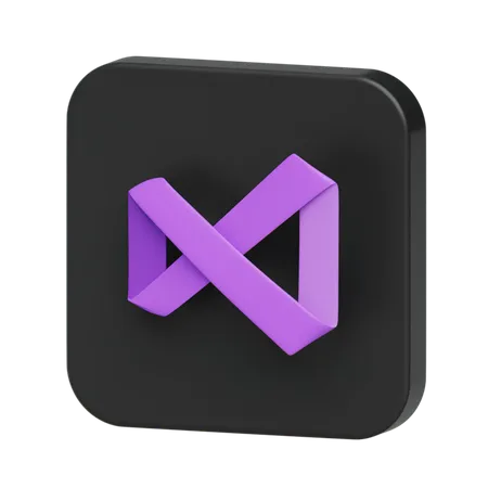 Free Visual Studio Logo  3D Logo