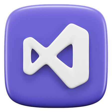Free Visual Studio  3D Icon