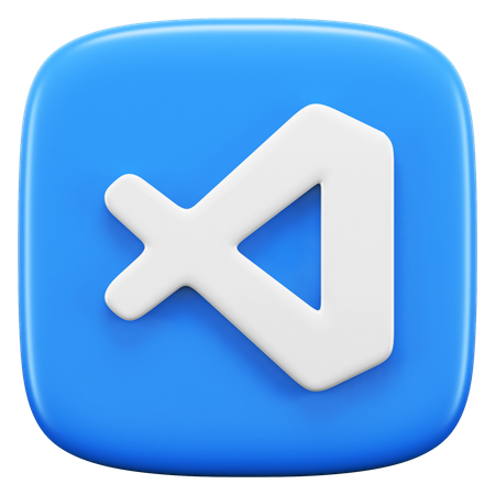 Free Visual Studio Code  3D Icon