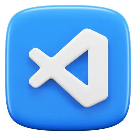 Free Visual Studio Code  3D Icon