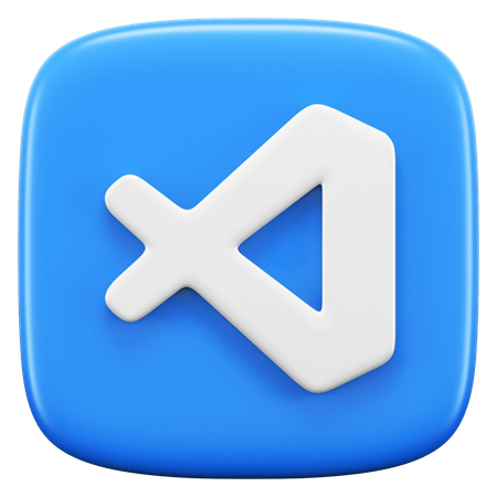 Free Visual Studio Code  3D Icon