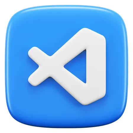 Free Visual Studio Code  3D Icon