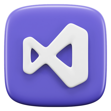 Free Visual Studio  3D Icon