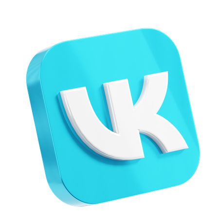Free VK  3D Icon