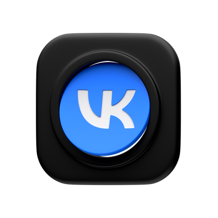 Free Vk  3D Icon