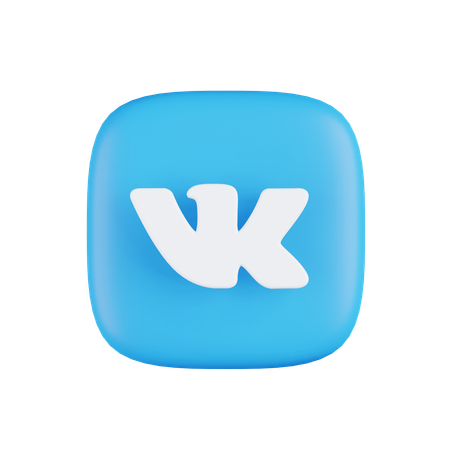 Free Vk  3D Icon