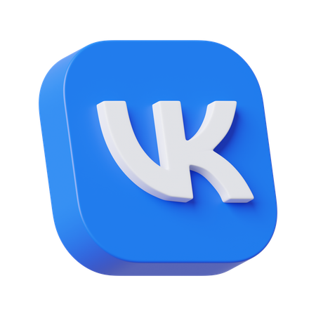 Free VK  3D Icon