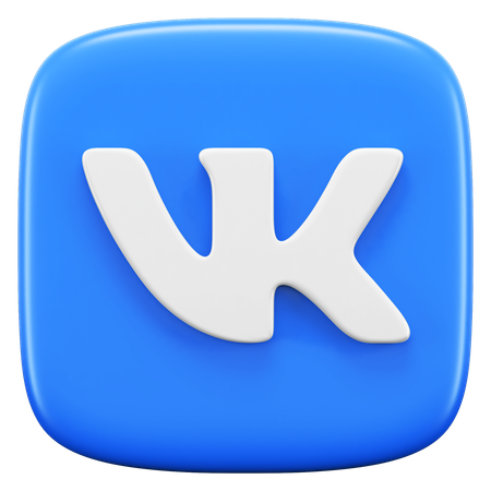 Free VK  3D Icon