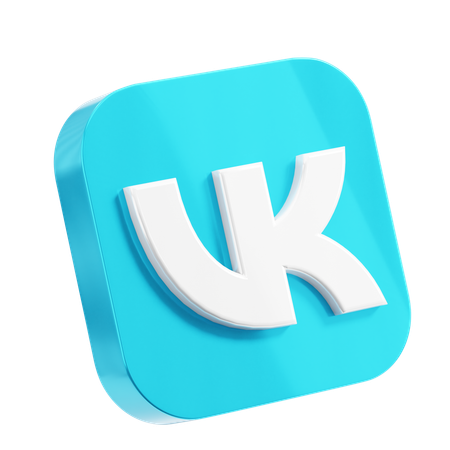 Free VK  3D Icon