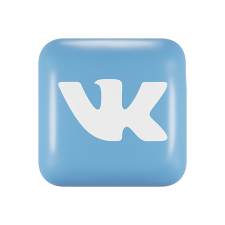 Free VK  3D Icon