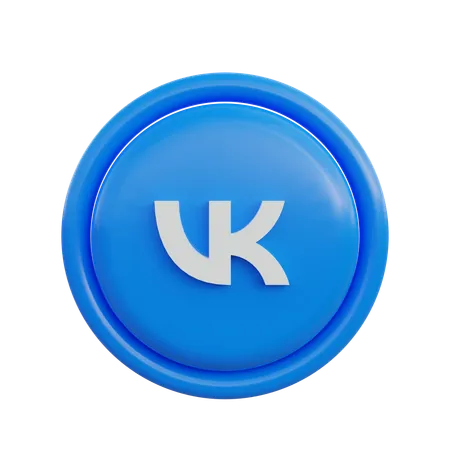 Free Vk  3D Icon