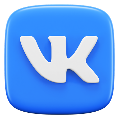 Free VK  3D Icon