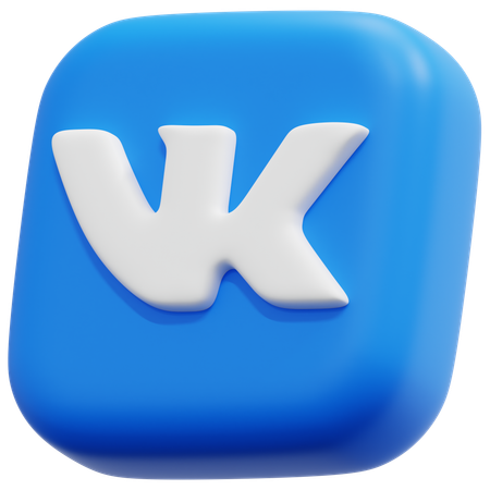 Free Vkontakte  3D Icon