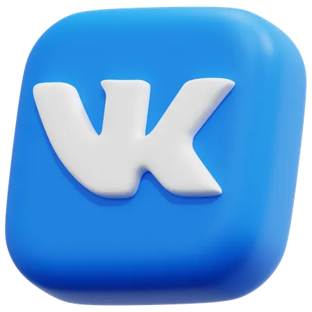 Free VKontakte  3D Icon