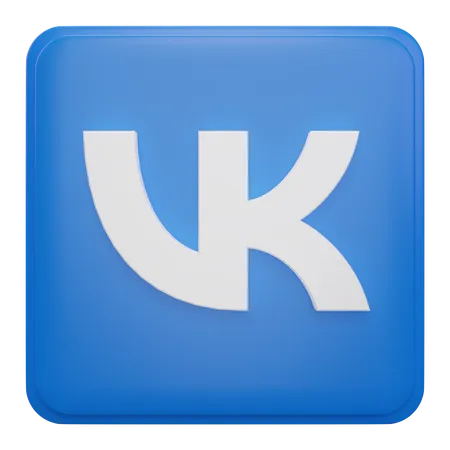 Free Vkontakte  3D Icon