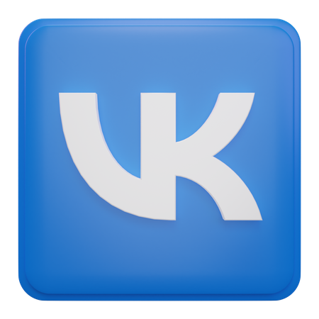 Free Vkontakte  3D Icon