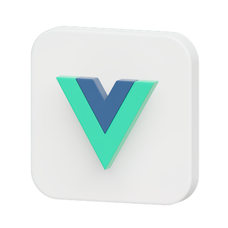 Free Vue Logo  3D Illustration