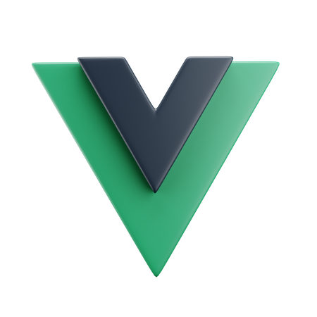 Free VueJS  3D Icon