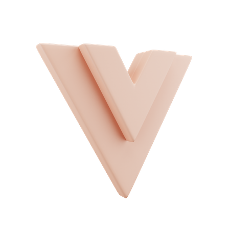 Free VueJS  3D Logo