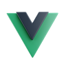 graphics of vuejs logo