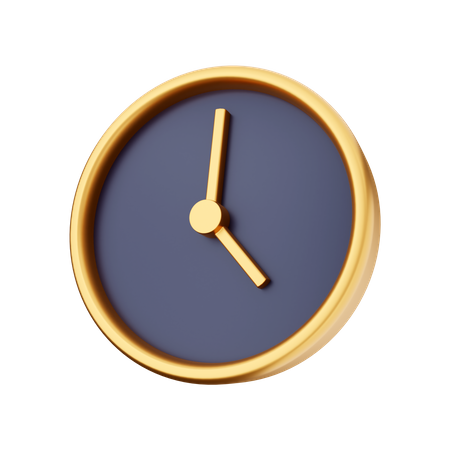 Free Wall Clock  3D Icon