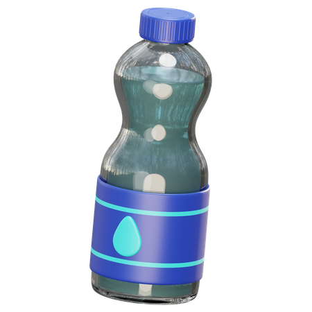 Free Water Bottle  3D Icon